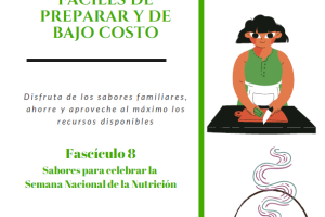 Sabores para celebrar la Semana Nacional dela Nutrición